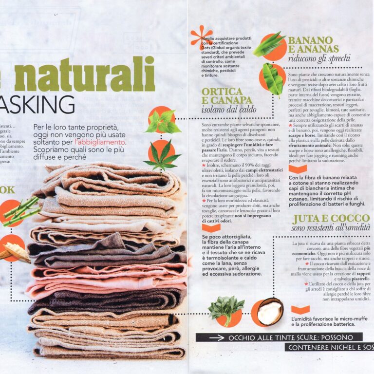 fibre naturali multitasking