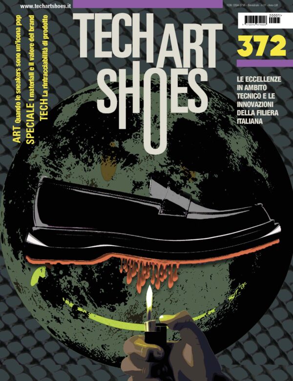 Copertina Speciale Marketing Sostenibile febbraio 2022 rivista Tech Art Shoes
