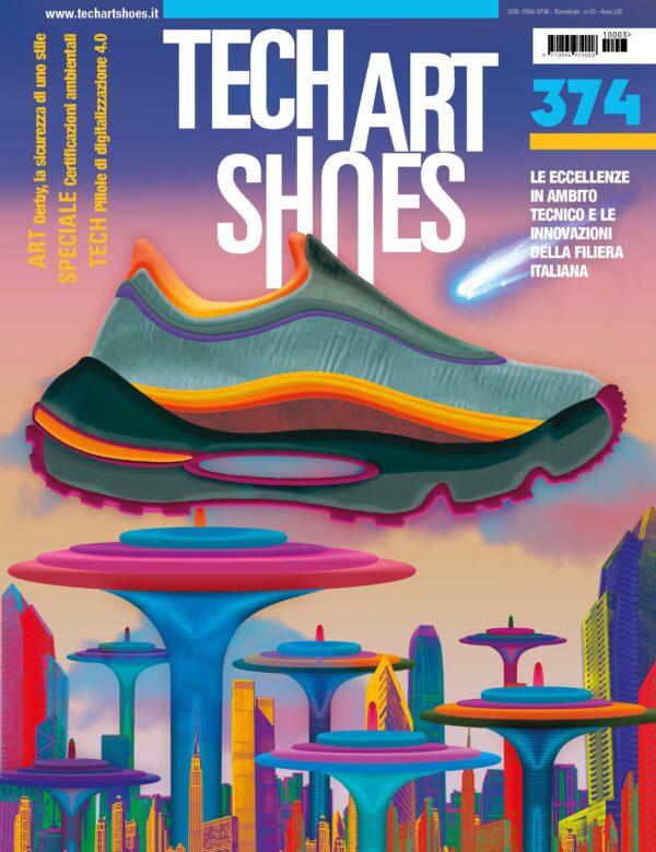 copertina Speciale Green Labels giugno 2022 rivista Tech Art Shoes