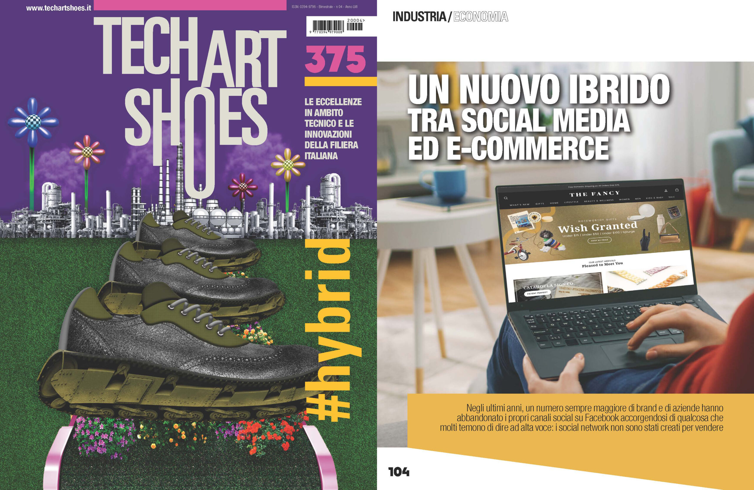 Copertina settembre Marketing Tech Art Shoes