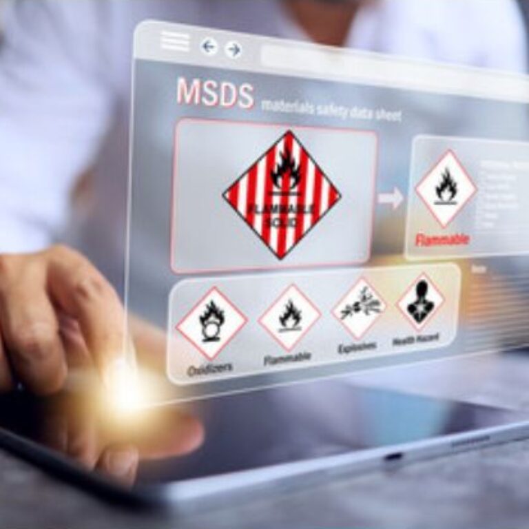 Safety Data Sheet e schede tecniche per prodotti moda