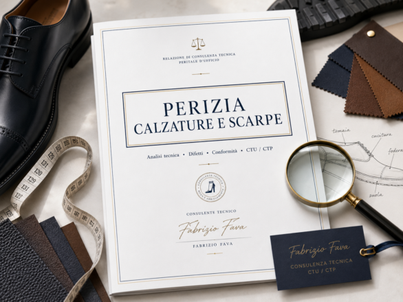 Perizia tecnica su calzature scarpe e difetti