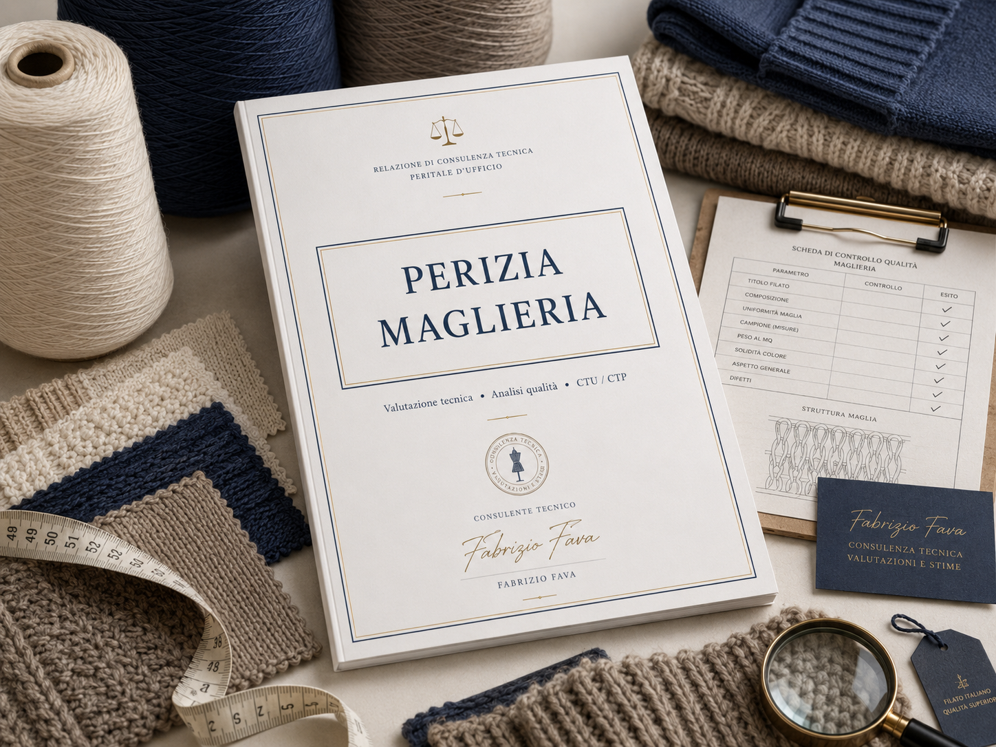 Perizia tecnica su maglieria capi in maglia e difetti