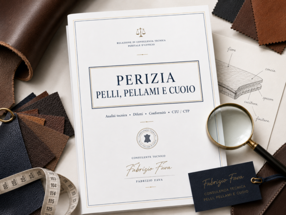 Perizia tecnica su pelli pellami e cuoio
