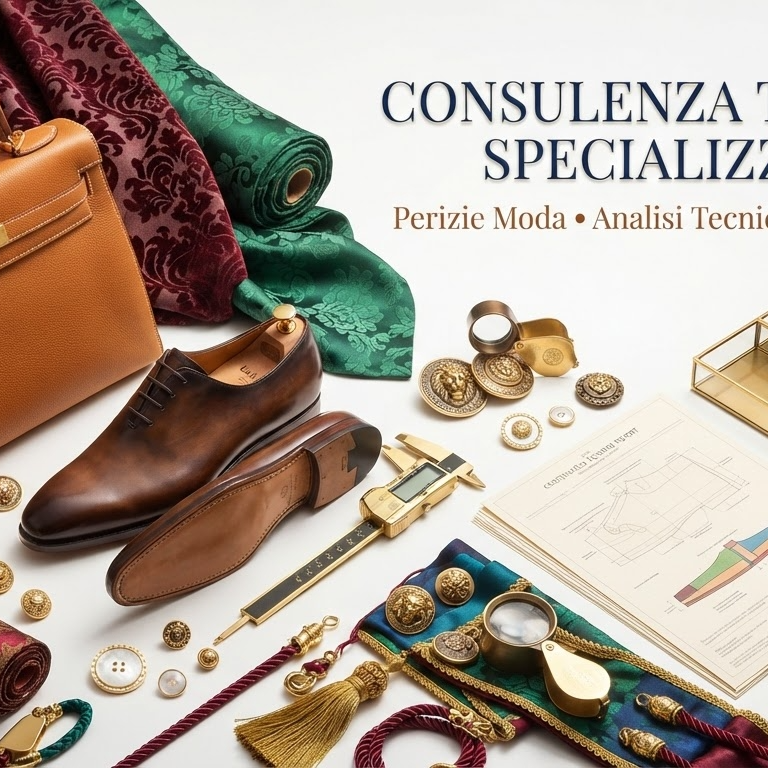 Consulenza tecnica, perizie e contenzioso nella moda con documenti, prodotti e valutazione tecnica