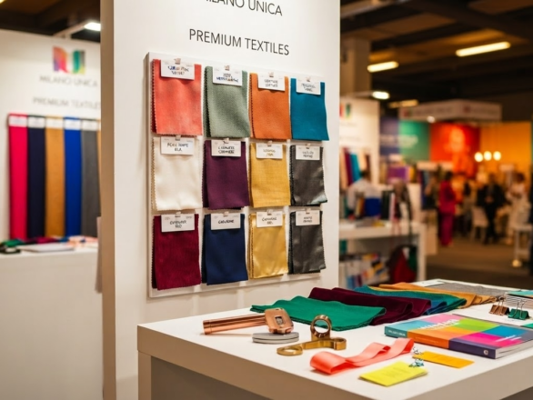 Milano Unica 43 materiali performance e tendenze | Fabrizio Fava Campioni tessili e materiali moda per ricerca tendenze e requisiti tecnici dopo Milano Unica 43