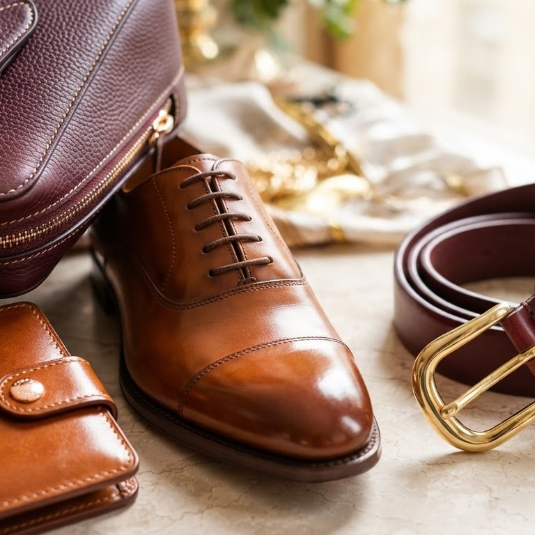 Pelle e pelletteria di lusso: qualità del pellame, concia, accessori e finiture