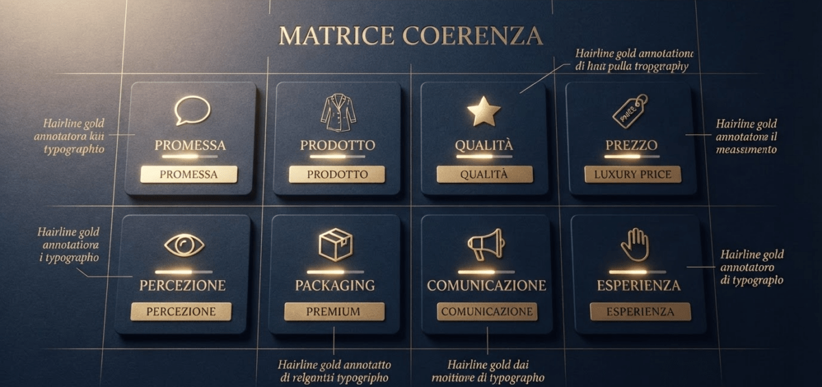 Coerenza brand prodotto prezzo e valore percepito nella moda