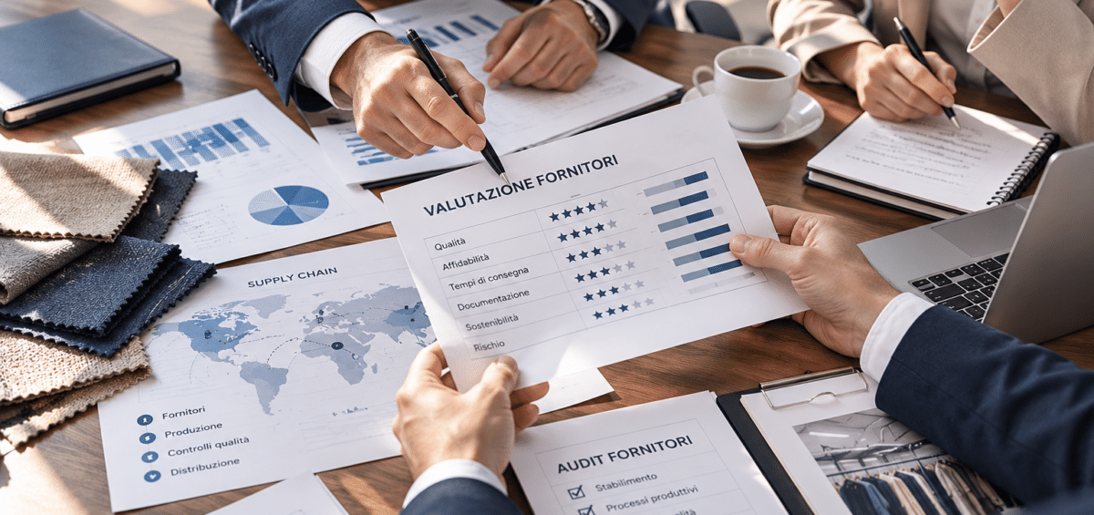 Valutazione fornitori moda, qualifica e monitoraggio della filiera