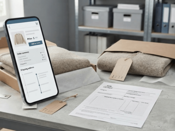 Importazioni e-commerce moda dal 1° novembre 2026
